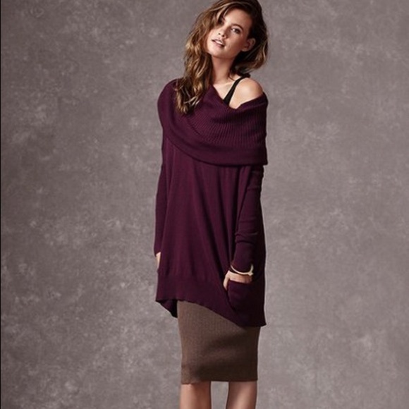 victoria secret cowl neck sweater